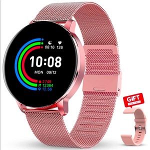 Smartwatch for Women with Heart Rate Sleep Monitor